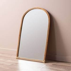 Espejo de pie de cuerpo completo para el dormitorio, espejo de mimbre natural de alta calidad, OEM aceptado - Product Image 6