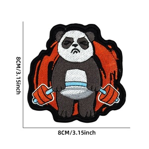 Fitness Embroidered Cloth <b>Patch</b> Accessory Sew-On for Velcro Outdoor Backpack <b>Morale</b> Badge Iron-On for Hat Use Weightlifting - Product Image 5