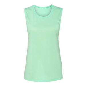 Bella + toile femmes col haut sans manches coupe décontractée côté couture Jersey débardeur taille XS pour printemps saison étiquette Logo - Product Image 1