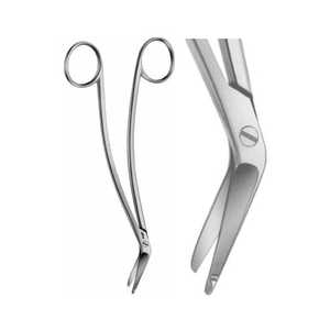 Tijeras Taylor Dura de Alta Calidad, 6.5 Pulgadas, SuperCut, Patrón Resistente, Sonda Angulada de 60 Grados, Instrumentos Quirúrgicos, Acero Inoxidable - Product Image 5