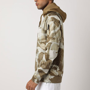Sweat-shirt à capuche camouflage pour homme, coupe classique, tricoté, 100% coton biologique, streetwear décontracté d'été, écologique, coupe-vent - Product Image 2