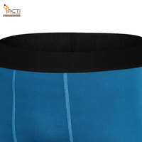 Pantalones cortos de compresión para hombre con contraste de Color a precio barato fabricados en Pakistán, pantalones cortos de compresión cómodos de alta calidad