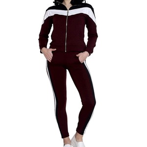 Survêtement respirant pour femmes de haute qualité avec capuche dernière conception pour l'entraînement Jogging OEM ODM Services grande taille pour l'hiver - Product Image 5