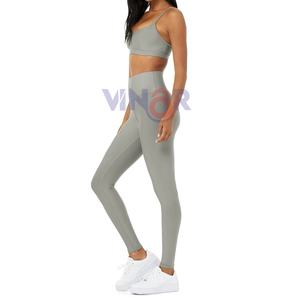 ชุดเล่นโยคะไร้ตะเข็บ2ชิ้นชุดเล่นกีฬาออกกำลังกายเล่นยิมฟิตเนส - Product Image 2