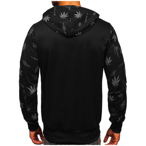 <b>Men's</b> <b>White</b> Hooded <b>Sweatshirt</b> for Autumn Season Comfortable Stylish Pullover 100% Polyester Breathable Eco-Friendly Regular Fit - Product Image 5