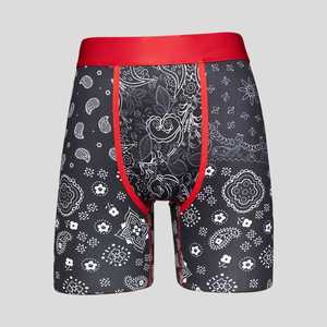 2025 Nueva ropa interior de tiro alto personalizada para hombre con estampado de dibujos animados divertidos de alta calidad 100% Calzoncillos bóxer de algodón hechos en Pakistán