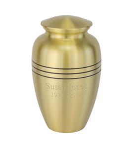 Urnas de cremación para adultos de metal de diseño atractivo, exquisitos suministros funerarios y conmemorativos para adultos para su amor y cenizas familiares - Product Image 6