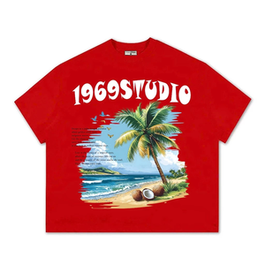 Camiseta Unisex Oversize Boxy para Mujeres Adolescentes OEM ODM Logo Tallas grandes Longitud corta Bordado Fabricado a medida Vietnam - Product Image 4