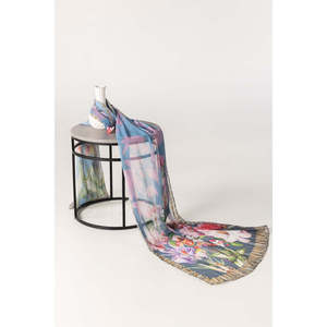 Dupatta de Chifón con Estampado Floral KDP-43010, Elegante Cubrevestido de Chifón con Estampado Floral para Mujer - Product Image 1