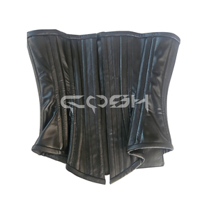 Corsets en cuir noir gothique - Product Image 5