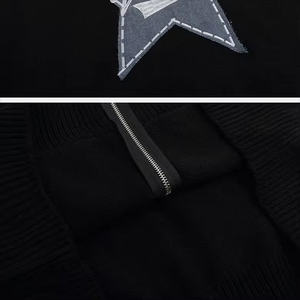 เสื้อฮู้ดสำหรับผู้ชายเสื้อฮู้ดแบบสวมหัวพิมพ์ลายปะติดแบบวินเทจซีดจาง - Product Image 5