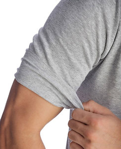 T-shirt en coton lourd 100 % pour hommes, personnalisable avec logo OEM, vente en gros - Product Image 4