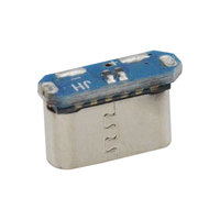 Connecteur femelle USB de type C à 2 cœurs, 6 broches, montage vertical SMT, avec double résistance 56K, 5 mmH, pour carte de circuit imprimé
