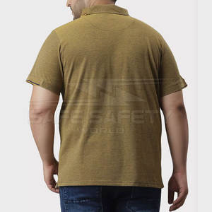 เสื้อยืดโปโลผ้า100% ถักไซส์พิเศษดีไซน์เนอร์สำหรับผู้ชาย - Product Image 3