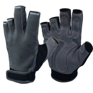 Gants de voile en cuir extrême avec panneaux respirants Dry Fit et adhérence améliorée pour des performances de navigation optimales - Product Image 1