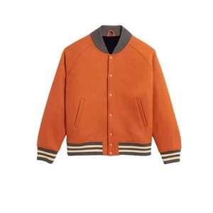 <b>Men's</b> Clothing <b>Men's</b> <b>Jacket</b> Wool Customized Material <b>Long</b> Sleeve New Fashion Design College Baseball <b>Jacket</b> For <b>Men</b> - Product Image 6