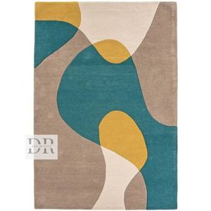 Tapis d'intérieur moderne en laine de haute qualité, fait main, tufté, taille personnalisable, couleur unie, lavable, antidérapant, forme personnalisée, salle à manger, salon, hall - Product Image 6