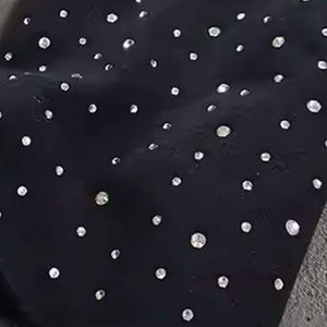 Survêtements pour hommes avec strass, pantalons de survêtement amples, 100% coton, molleton uni, tissu doux, fabrication de vêtements, prix bas - Product Image 4