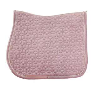 Almohadilla de sillín occidental de polialgodón con diseño y logotipo personalizado al por mayor, protección para caballos, ajuste contorneado duradero, pedidos a granel Bienvenidos - Product Image 1