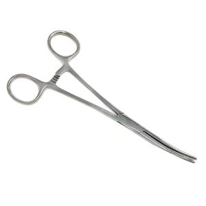 Fórceps hemostáticos de acero inoxidable de 3 piezas para Rochester/Pean, instrumentos quirúrgicos romos/romos curvos de 6,25 \ ", fuente de alimentación Manual - Product Image 2