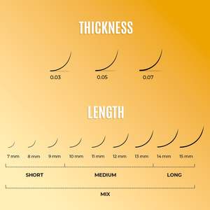 STACY LASH Premium Extensions de cils de vison semi-permanentes Easy Fan J Curl 0.05mm Lash Tech Supplies - Product Image 4