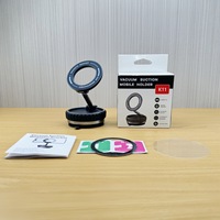 360 rotatif vide magnétique aspiration support de téléphone mains libres extensible magnétique vide support de téléphone pour voiture Gym miroir douche