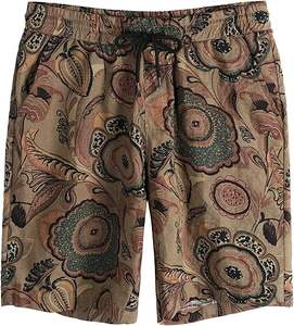 Nouveautés d'été Tendance Jeunesse Mode Chemise à fleurs Style Hong Kong Décontracté Ensemble deux pièces pour homme à manches courtes et short de plage - Product Image 4