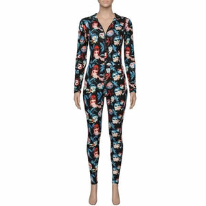 Mono de Fiesta de Secado Rápido con Spandex, Estampado Digital, Elástico, Transpirable, Ajustado, Ropa de Noche para Mujer - Product Image 2