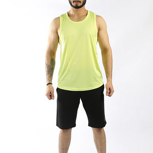 เสื้อกล้ามออกกำลังกายเล่นกีฬาลำลองของผู้ชายระบายอากาศได้ดีเข้ารูปแห้งเร็วออกแบบโลโก้ได้ตามต้องการ - Product Image 5