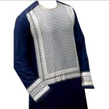 Factory Direct Sale Mens Afghani Dress Custom Embroidery O Neck <b>Shirt</b> and Shalwar Set Two Piece Afghan Men Traditional Clothing - Product Image 5