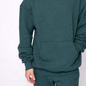 เสื้อฮู้ดผ้าฝ้ายถักหนาไซส์ใหญ่พิเศษสำหรับผู้ชาย - Product Image 6
