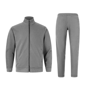 ชุดวอร์มผู้ชายไซส์ใหญ่แบบสั่งทำจากโรงงาน ผลิตจากผ้าโพลีเอสเตอร์น้ำหนักเบา ระบายอากาศได้ดี ยืดได้สี่ทิศทาง กันลม มีซิป - Product Image 1