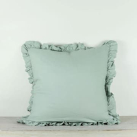 Housse de coussin multicolore à rayures et à volants Taie d'oreiller décorative pour la maison Taie de coussin classique de luxe moderne