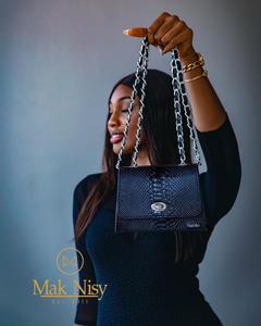 Sac à main mini en fausse fourrure à imprimé animalier tendance avec chaîne, bandoulière et fermeture à cadenas pour femme, usage quotidien - Product Image 4