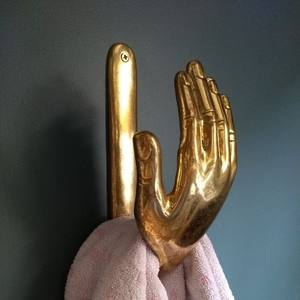 Toallero de Metal de alta calidad antiguo Vintage redondo Hotel baño usado toallero de pared - Product Image 3