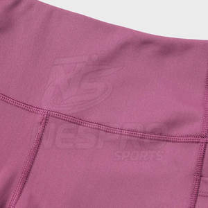 Prix d'usine Legging de yoga pour femmes Impression de logo personnalisé Taille élastique Solide Mi Haute qualité Écologique Séchage rapide Respirant - Product Image 5