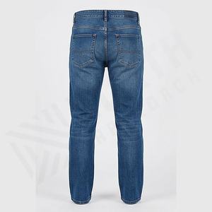 Custom Logo <b>High</b> Quality <b>Men</b> <b>Jeans</b> Pants Breathable Mid <b>Waist</b> Plus Size <b>High</b> Street Wholesale Customized Trousers Customized - Product Image 2