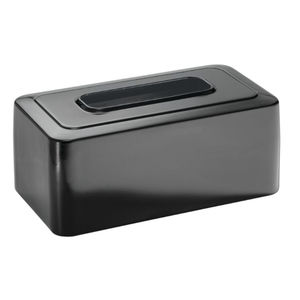 Contenedor de pañuelos Rectangular negro moderno, caja de pañuelos de Metal de la mejor calidad, caja de almacenamiento de pañuelos para decoración de restaurante de Hotel para venta superior - Product Image 2