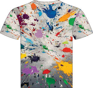 Camiseta de manga corta con cuello redondo para hombre, totalmente personalizada, diseño liso y tela de punto de color, ropa informal sublimada - Product Image 2