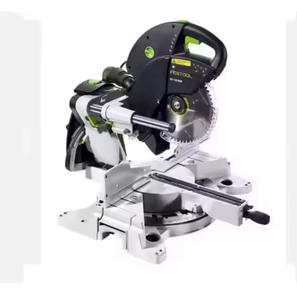 Envío Inmediato Garantizado: Nueva Sierra Ingletadora Deslizante de Doble Compuesto KS 120 de Grado Industrial con Extractor de Polvo T-LOC CT 48 y 3 Años de Garantía - Product Image 1