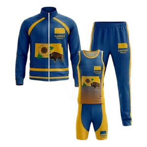 Ademend Anti-Combo Lichtgewicht Solide Winter Casual Trainingspak Set Op Maat Gemaakt Hardloopkleding 100% Polyester Regular Fit - Product Image 2