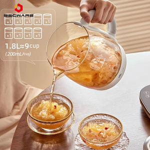 110V Health <b>pot</b> cordless kettle glass portable temperature control <b>tea</b> insulated kitchen - Product Image 2