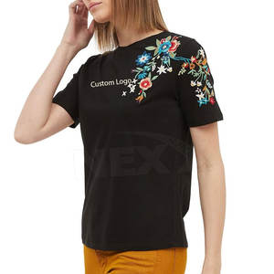 T-shirts pour femmes personnalisés de haute qualité Vêtements professionnels en gros et écologiques - Product Image 2