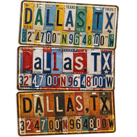 Letrero Metálico Vintage de Texas, Estilo Rústico, para Decoración de Pared de Salón o Garaje, Venta al por Mayor