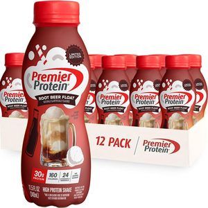 Premier <b>Protein</b> Shake, LIMITED EDITION Root Beer Float, 30g <b>Protein</b>, 11.5 fl oz, 12 Pack - Product Image 1