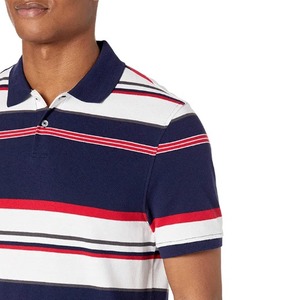 Camiseta 100% de algodón en relieve para hombre de alta calidad para polo con impresión de colores sólidos personalizada Stock disponible Color sólido - Product Image 4