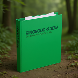 Ringbook PAGNA Basic Colors DIN <b>A4</b> Green Paper File <b>Folder</b> - Product Image 3