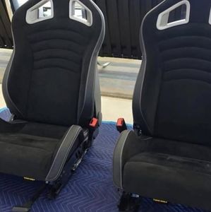 RECARO SEATS <b>Black</b> Racing Bucket Seats Sport Car Seat <b>Harness</b> Modified Vehicle Interior Upgrade Luxurious Custom Carbon Fiber - Product Image 4