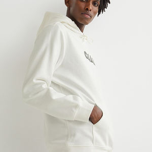 Vente en gros de pulls à capuche personnalisés pour hommes et garçons d'automne sweat à capuche pour hommes avec polyester/coton capuches teintes unies - Product Image 2