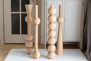 Patas de mesa modernas y elegantes de madera maciza refinada para uso en interiores y exteriores, proyectos personalizados para trabajo de mesas de comedor estéticas de granja - Product Image 2